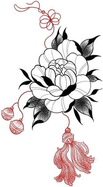 Flash tatouage asiatique