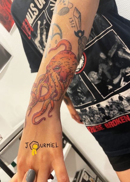 tatouage japonais pieuvre tattoo