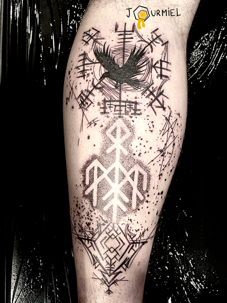 tatouage rune vegvisir