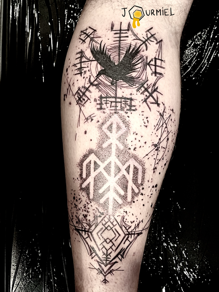Tatouage rune vegvisir