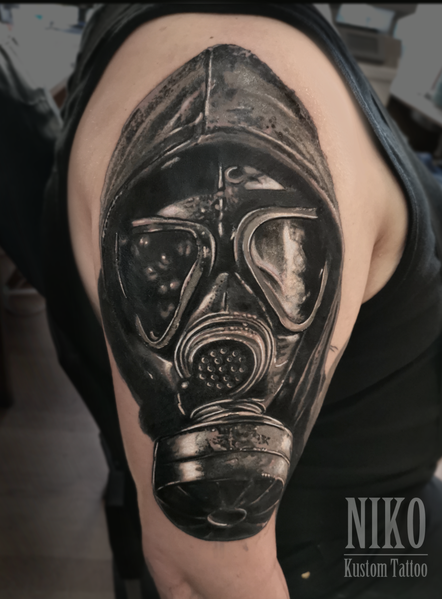Tatouage réaliste apocalypse