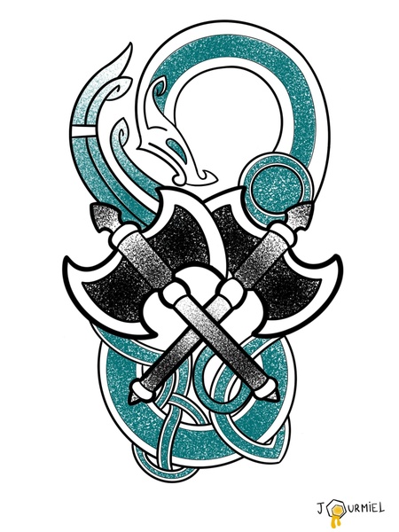 Flash tatouage nordique