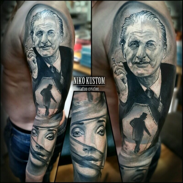 Tatouage réaliste portrait